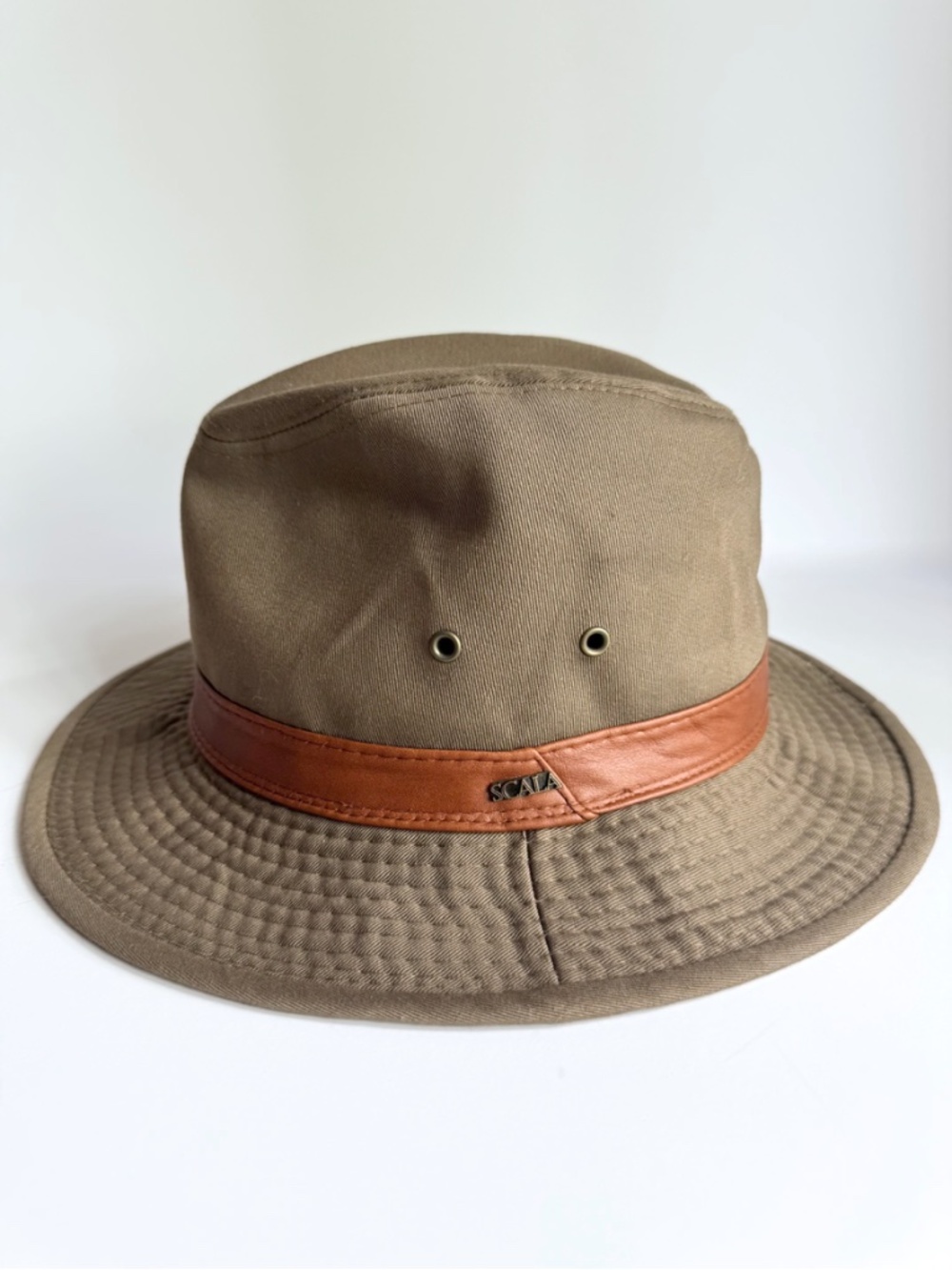 Scala Canvas Panama Hat Size Medium